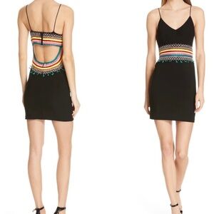 NWOT Alice + Olivia Mini Dress with Cutout Back